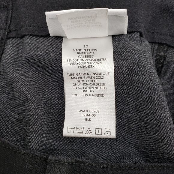 Taylor Hill by Joe's Jeans Black Coated Skinny Ankle Jeans - Picture 13 of 14